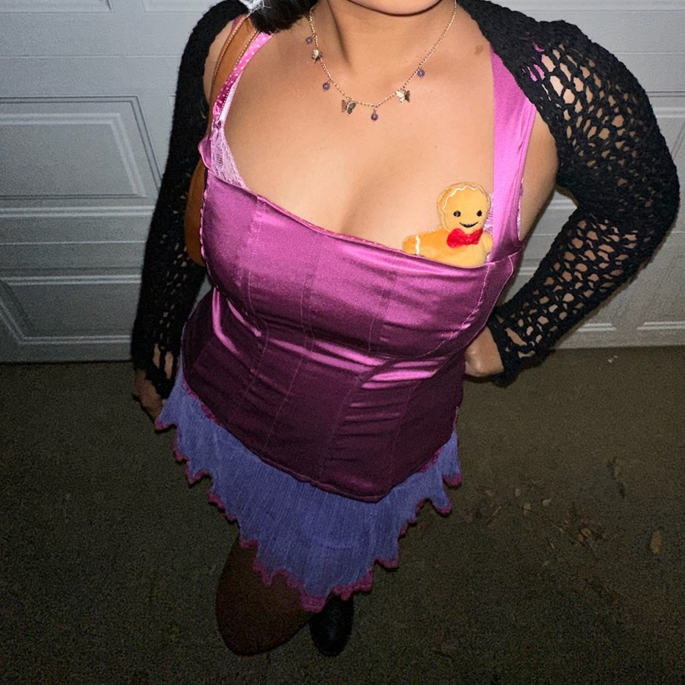Vintage bebe corset top